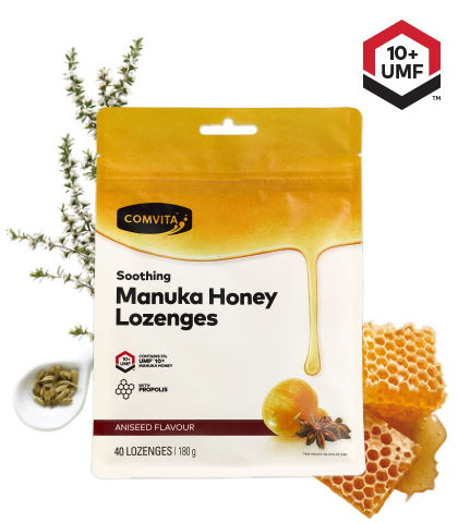 Comvita Manuka Honey With Propolis 40 Lozenges Aniseed